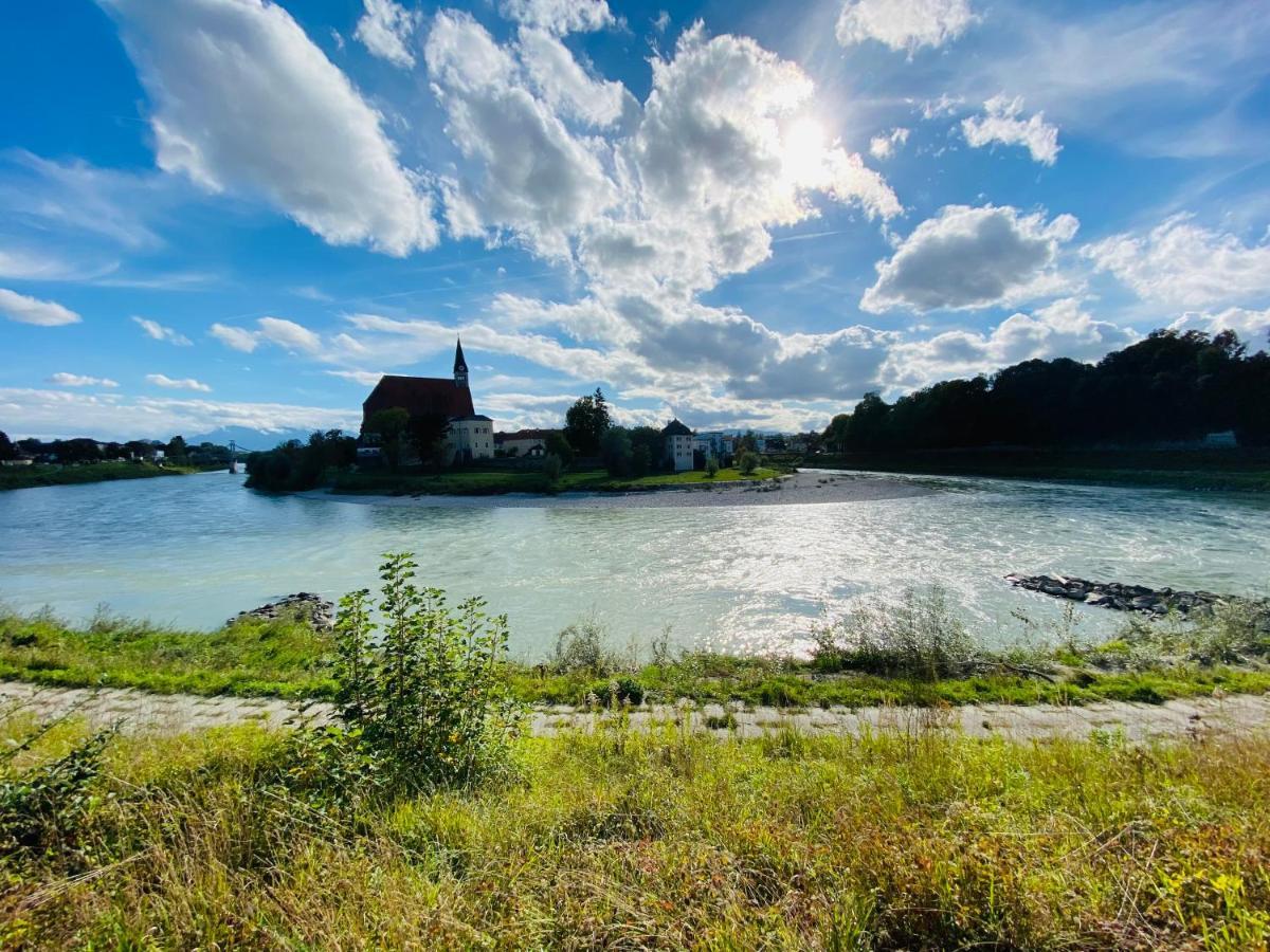 An Der Romantischen Salzachschleife Naehe Salzburg