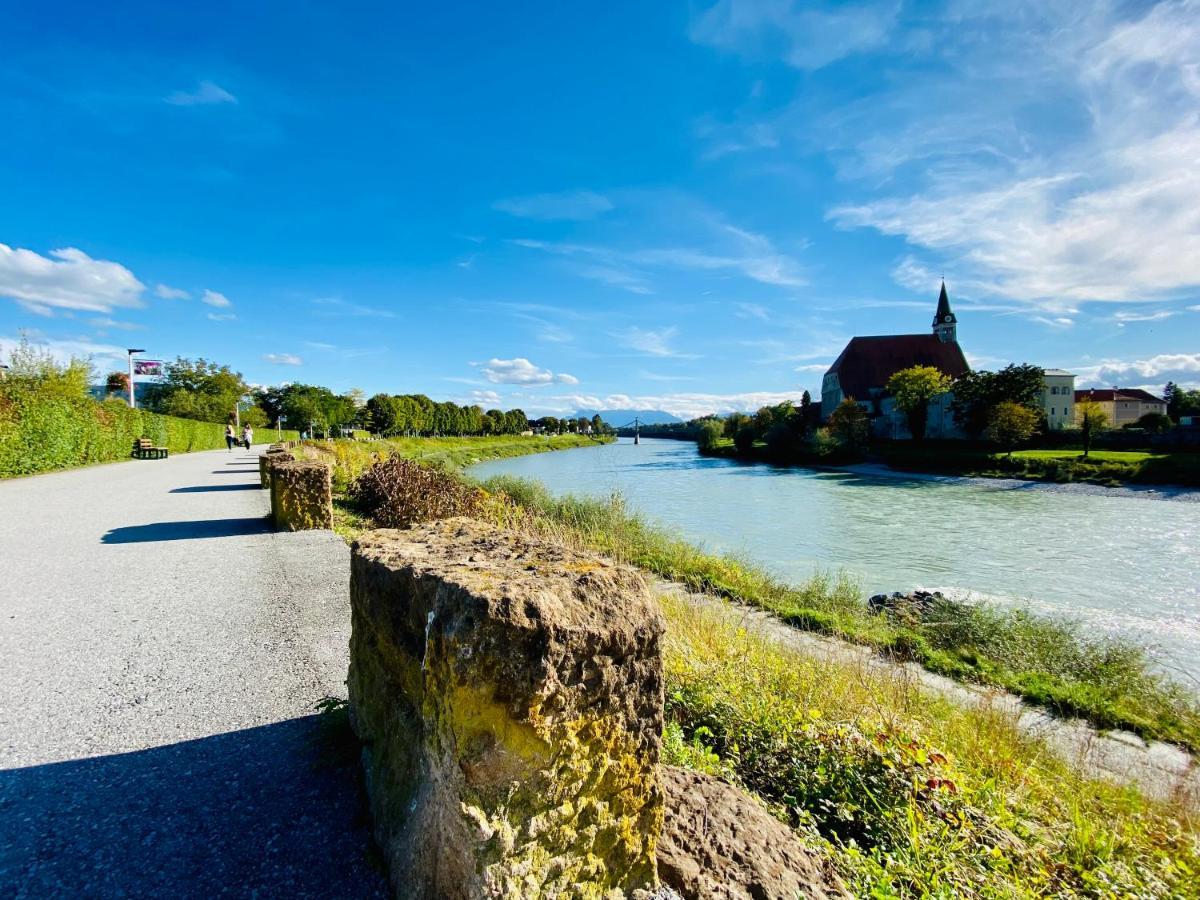 An Der Romantischen Salzachschleife Naehe Salzburg *